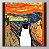Munch penguin poster (Voorkant)