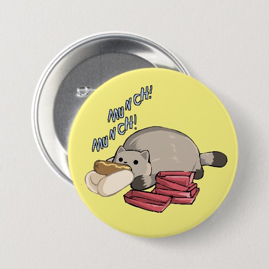 Munch! Ronde Button 7,6 Cm (Voorkant /achterkant)