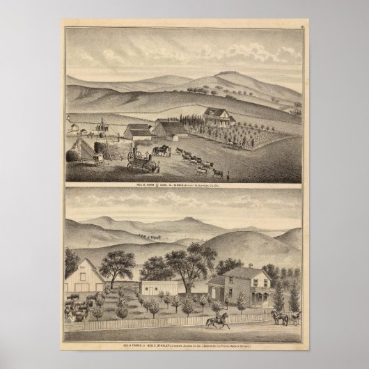 Munch, Stanley residences, boerderijen Poster (Voorkant)