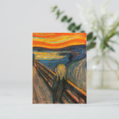 Munch the Scream Briefkaart (Staand voorkant)