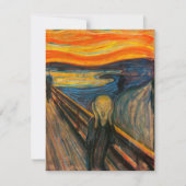 Munch The Scream Invitations Kaart (Voorkant)