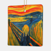 Munch the Scream Keramisch Ornament (Links)