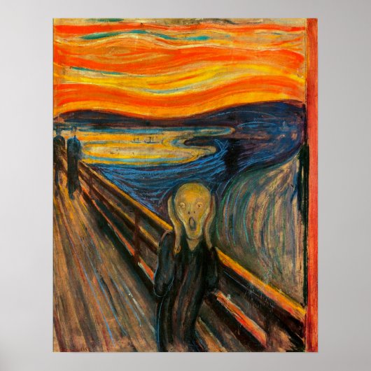 Munch the Scream Poster (Voorkant)