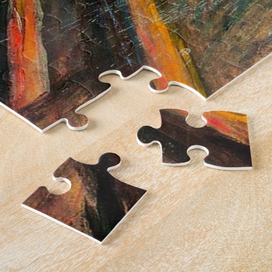 Munch the Scream Puzzle Legpuzzel (Zijkant)