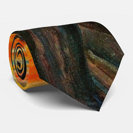 Munch the Scream Stropdas (Opgerold)