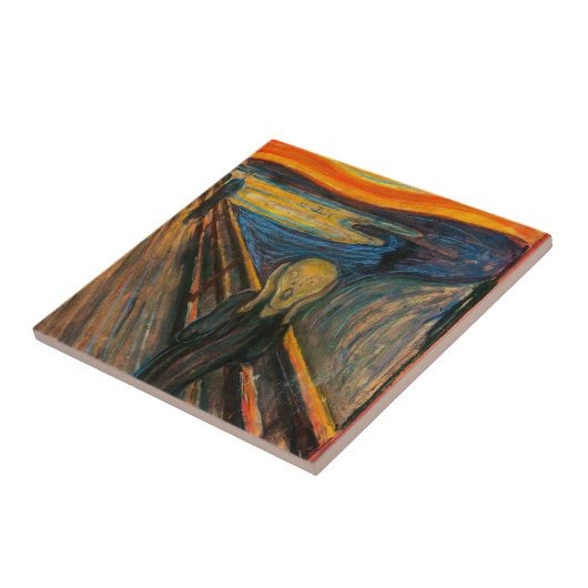 Munch the Scream Tile Tegeltje (Zijkant)