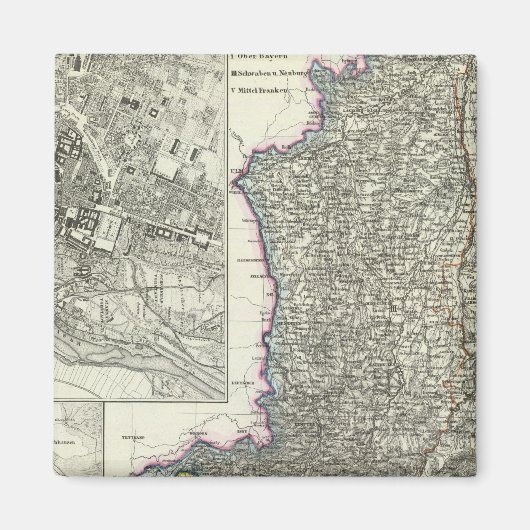 München, Augsburg, Beieren Magneet (Voorkant)
