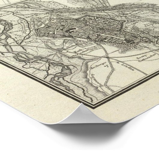 München, Augsburg, Beieren Poster (Hoek)