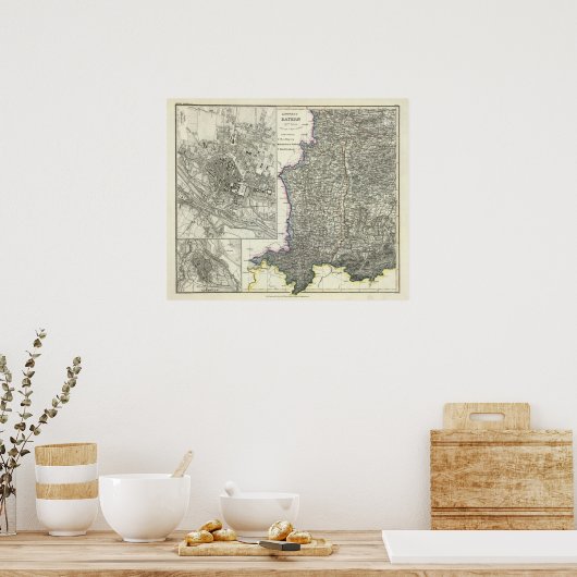 München, Augsburg, Beieren Poster (Keuken)