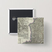 München, Augsburg, Beieren Vierkante Button 5,1 Cm (Voorkant /achterkant)