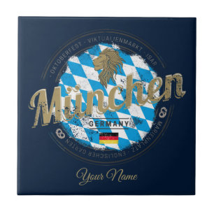 München Bavaria  City Duitsland souvenir Tegeltje