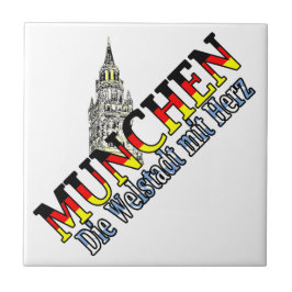 München Bavaria Duitsland Duitsland Duitsland Münc Tegeltje
