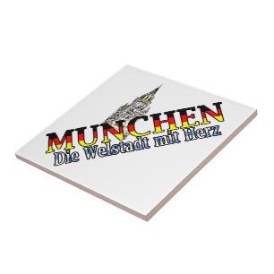 München Bavaria Duitsland Duitsland Duitsland Münc Tegeltje