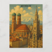 München Bavaria Duitsland Vintage Travel Briefkaart (Voorkant)