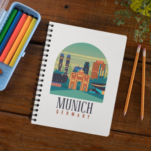 München Bavaria Duitsland Vintage Travel Notitieboek