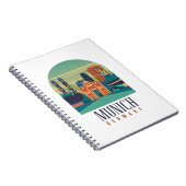 München Bavaria Duitsland Vintage Travel Notitieboek (Rechterzijde)