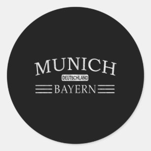 München Bayern Deutschland Beieren Duitsland Ronde Sticker