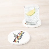 München Beieren Duitsland Deutchland München drank Zandsteen Onderzetter (Zijkant)