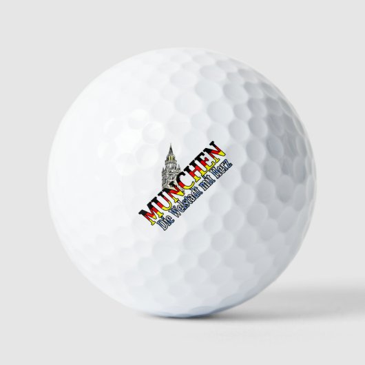 München Beieren Duitsland Golfballen (Voorkant)