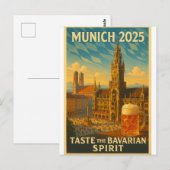 München – “Beierse charme kunst Briefkaart (Voorkant / Achterkant)