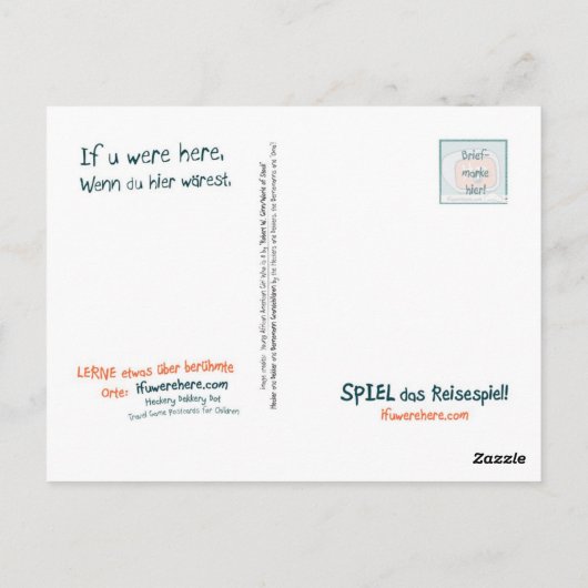 München Briefkaart (Achterkant)