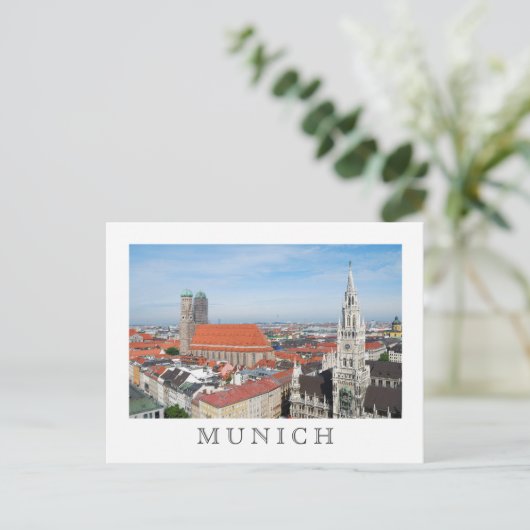 München, Briefkaart Duitsland (Staand voorkant)