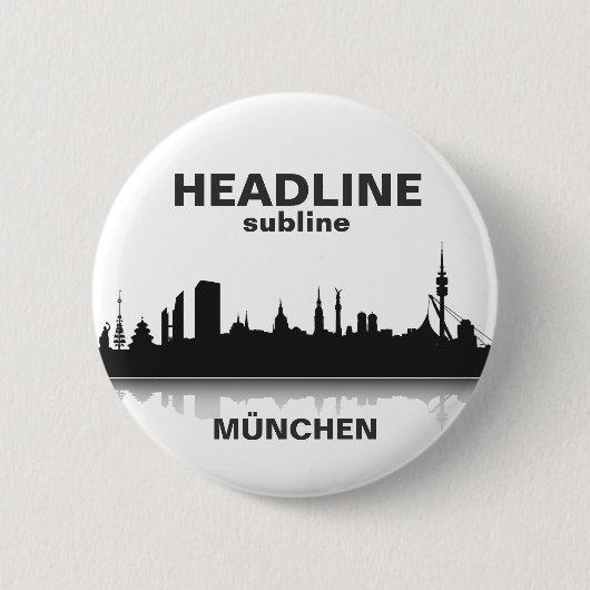München Button / Anstecker / Pin (Voorkant)