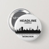 München Button / Anstecker / Pin (Voorkant /achterkant)