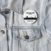 München Button / Anstecker / Pin (In situ)