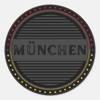 München City Pride Emblem – German Identity Ronde Sticker