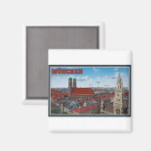 München Cityscape Magneet (Voorkant / Achterkant)