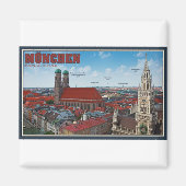 München Cityscape Magneet (Voorkant)