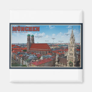 München Cityscape Magneet