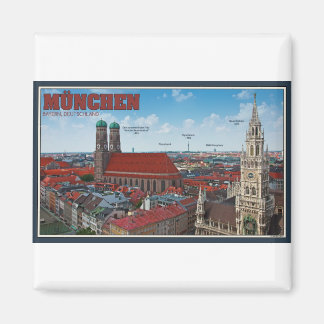 München Cityscape Magneet