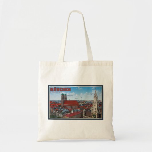München Cityscape Tote Bag (Voorkant)
