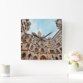 München Clock, Rathaus-Glockenspiel, Vierkante Klok (Huis)