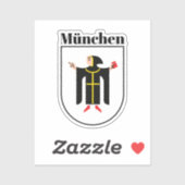 München Coat of Arms Sticker (Vel)