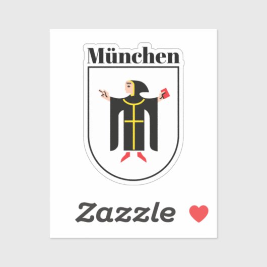 München Coat of Arms Sticker (Vel)