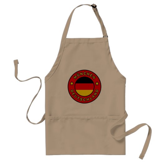 München Deutschland Standaard Schort (Voorkant)