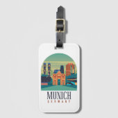 München Duitsland Bagagelabel (Voorkant (verticaal))