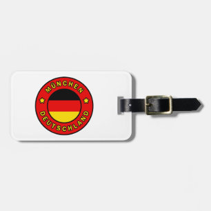 München Duitsland Bagagelabel