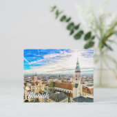 München, Duitsland Briefkaart (Staand voorkant)