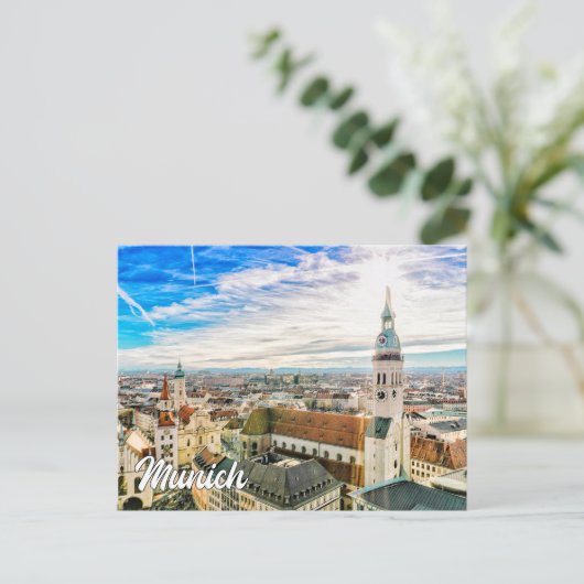 München, Duitsland Briefkaart (Staand voorkant)