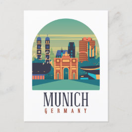 München Duitsland Briefkaart