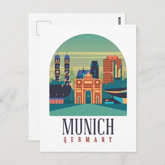 München Duitsland Briefkaart (Voorkant / Achterkant)