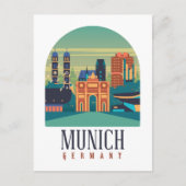 München Duitsland Briefkaart (Voorkant)