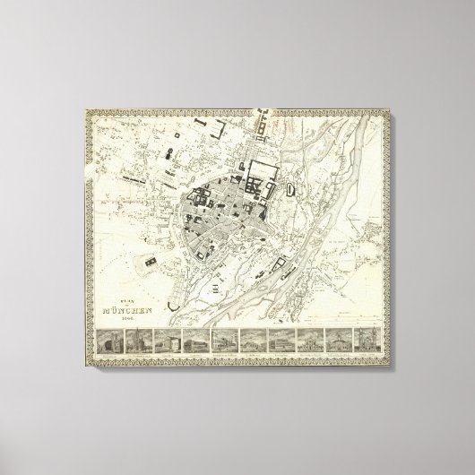 München, Duitsland Canvas Afdruk (Voorkant)