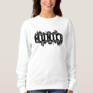 München Duitsland City Cityscape Cool Funny Gift Trui
