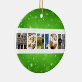 München Duitsland City Travel Photos Kerstmis Keramisch Ornament (Rechts)