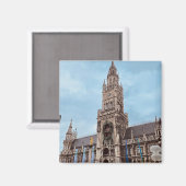 München, Duitsland Colorful Europe Magneet (Voorkant / Achterkant)